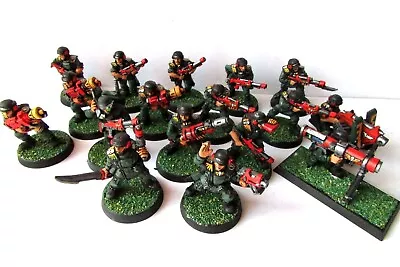 OOP Citadel / Warhammer 40k Metal Imperial Guard Cadian Shock Troops 1994 • $317.04