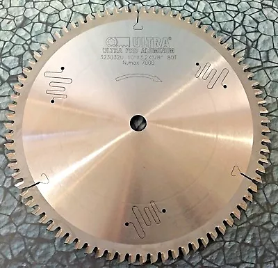 New Ultra Pro Aluminum Metal Cut Carbide 10  Saw Blade 5/8  Arbor 80T 7000 Rpm • $40