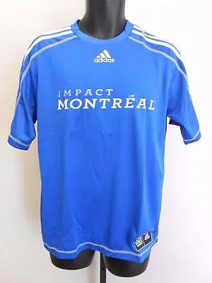 NEW MLS Montreal Impact Mens Adult Sizes S-M-L-XL-2XL Climalite Adidas Jersey • $13.39