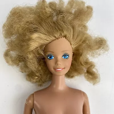 Superstar Era Mattel Barbie Magic Curl Doll Nude Curly Hair 1981 For OOAK • $20.70