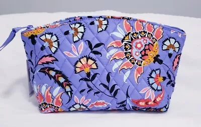 Vera Bradley Grand Travel Cosmetic Makeup Bag Mural Garden EXACT ONE NWT • $19.95