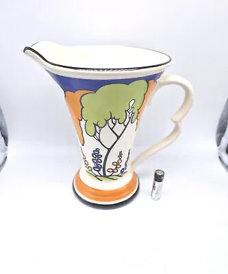 Large Wade China The Gallery Collection Japanese Garden Jug Art Deco Design 8   • £19.99