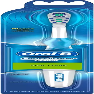 Oral-B CrossAction Power Dual Clean Electric Toothbrush Medium 1pk • $19.40