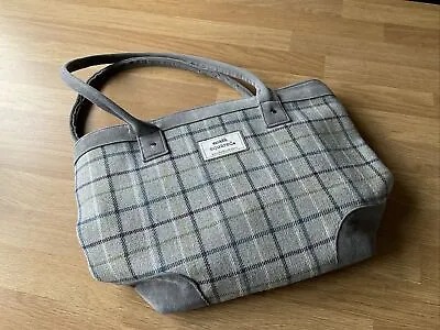 Earth Squared Edinburgh Grey Tweed Tartan Bag Shoulder Bag. Used • £5