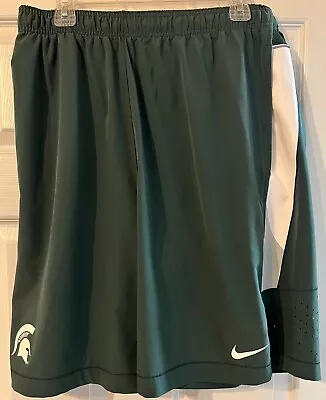 Nike Mens Size XL Michigan State MSU Spartans Vented Shorts Extra Large. • $26.99