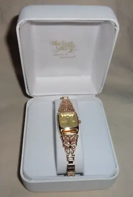 Black Hills Gold Butterfly Coleman Woman’s Watch 10k Gold Tips Diamond Quartz • $249.99