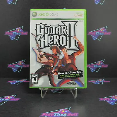 $19.95 • Buy Guitar Hero II 2 Xbox 360 - Complete CIB