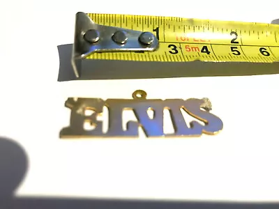 Vintage ELVIS GOLD TONE PENDANT MEDALLION  • $10