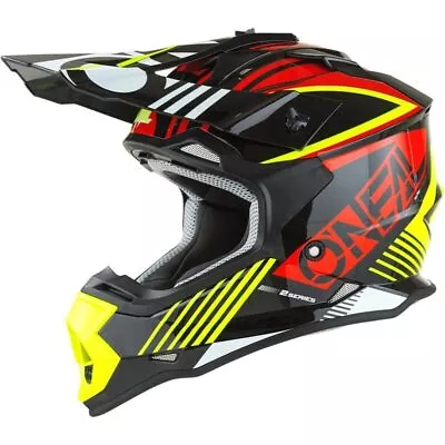 NEW Oneal 2 Series Rush Red/Neon Yellow Kids Motocross Dirt Bike Helmet • $99