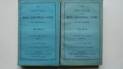 £29 • Buy 2 X The Journal Of The Royal Agricultural Society Of England; Mar.1890, Sept1892