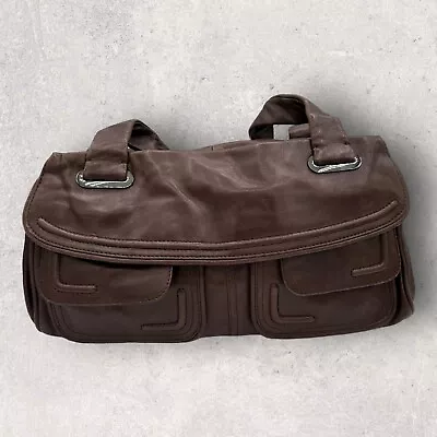 Mimco Brown High Quality Leather Retro Style Handbag • $55