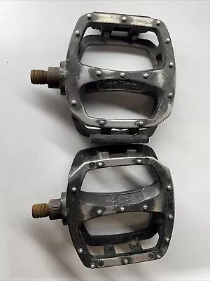 Diamondback Aluminum Platform Pedal Pair 9/16  Wellgo LU-987 Used BMX • $1.99