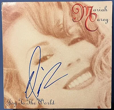 $349.99 • Buy Mariah Carey Signed Joy To The World 12  Lp Album RED VINYL