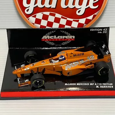 MINICHAMPS 1/43 McLaren Mercedes MP4/12 TESTCAR Mika Hakkinen #9 530974389 • $38