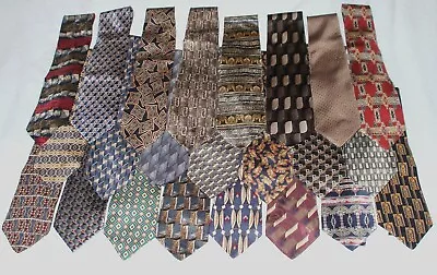 23 Mens Silk Neck Ties - Crafts - Quilting - Lampshades - Blass - Van Heusen • $25