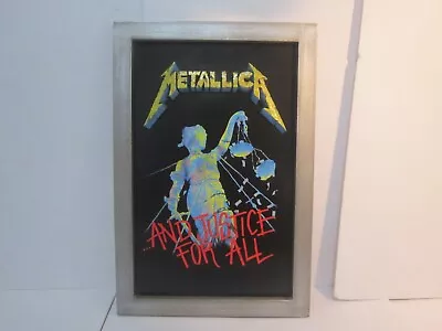 Rare 2006 METALLICA ..And Justice For All  3D Sign 19 X13  Bravado Merchandising • $99.99