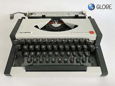 Superb Vintage Olympia Traveller Deluxe S Typewriter Working+serviced+new Ribbon • £245