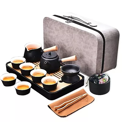 Chinese Tea Set Kung Fu Tea Set Gongfu Tea Set Travel Tea Set With Teapot(wit... • £100.48