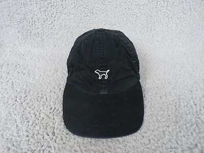 Victoria Secret Pink Hat Cap Womens Strapback Black Dog Logo VS • $27.99