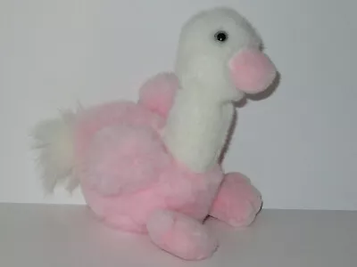 The Summit Collection Ostrich Plush Stuffed Animal Vintage Pink White Bird 12  • $8.99