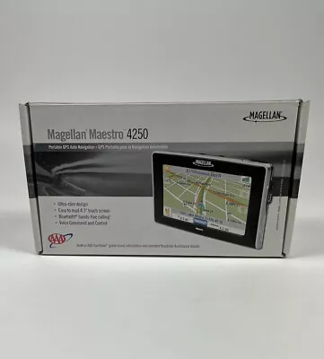 Magellan Maestro 4250 Car GPS 4.3  LCD Bluetooth USA CANADA MAPS  NEW Open Box • $25.11