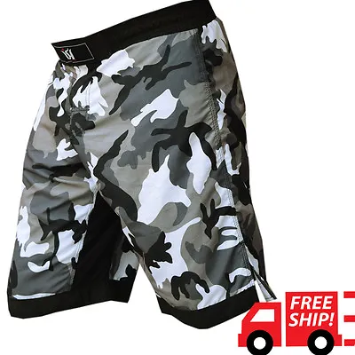 MMA Kick Boxing Short Camouflage UFC Grappling Muay Thai Men’s Fight Wear Cage • $14.99