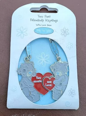 £9.99 • Buy Me To You Tatty Teddy Valentine 2 Part Keyring Two Hearts One Love Carte Blanche