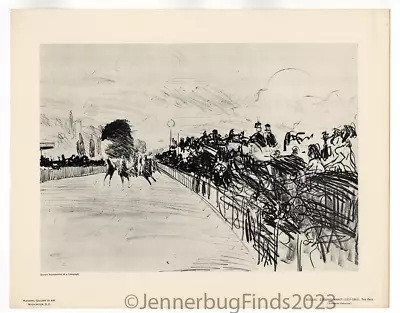 Edouard Manet  The Race  National Gallery Of Art Print-Gravure Etching • $12