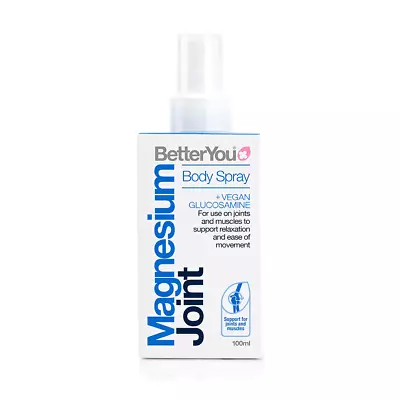 BetterYou Magnesium Oil Joint Spray Body Glucosamine Support Function - 100ml • £11.70