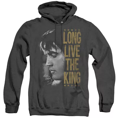 ELVIS PRESLEY LONG LIVE THE Licensed Hooded Sweatshirt Heather Hoodie SM-3XL • $47.95