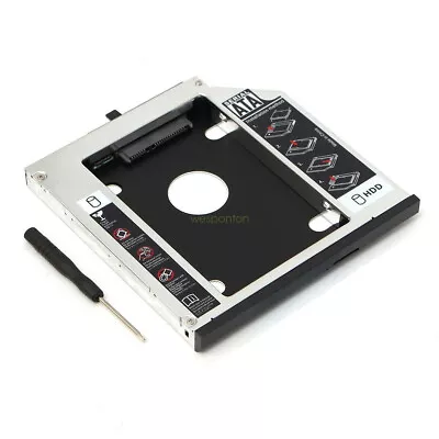 For Lenovo ThinkPad T420 T510 T520 12.7MM 2nd SATA HDD Hard Drive Optibay Caddy • $9.99