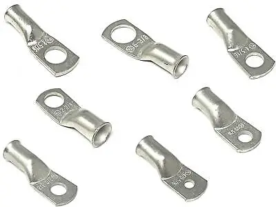 Tin Plated And Pure Copper Battery Cable Ends Lugs Ring Terminals Connectors  • $16.34