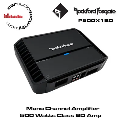 Rockford Fosgate Punch P500X1BD - Mono Amplifier 500 Watts Class BD Amp  • £429