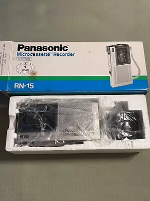 Vintage Panasonic Micro Cassette Tape Recorder RN-15 NICE!! • $29.98