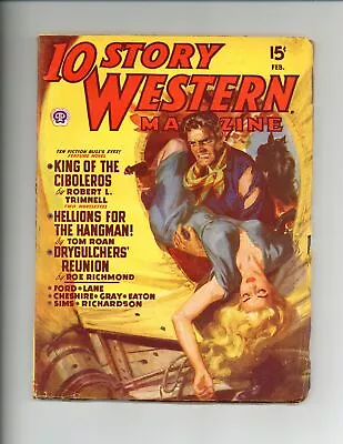 10 Story Western Magazine Pulp Feb 1950 Vol. 41 #3 FN • $8.30