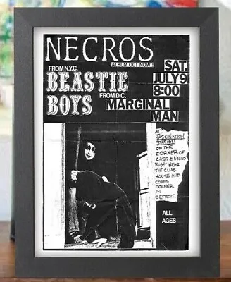 $12.99 • Buy Necros Beastie Boys Fascination Station Concert Punk Poster Flyer 5 X 7  Print