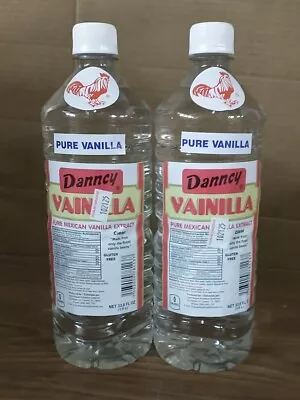 2 X  Clear Pure Mexican Vanilla Extract 33Oz Each  • $22.59