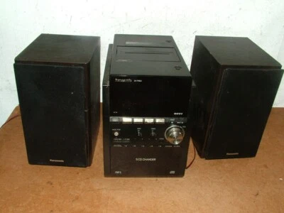Panasonic SA-PM54 5 CD Changer Radio Cassette CD HiFi Stereo Music System • £39.99