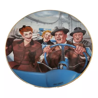 I Love Lucy California Here We Come  Hamilton Collection Plate Jim Kirtz #1101 • $44.95