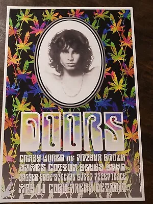 $120 • Buy The Doors Concert Poster 2nd Press Rare Find ☆Crazy World Of Arthur Brown