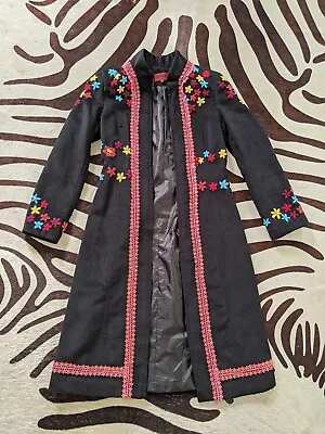 $750 • Buy Vtg Rare Missoni Jacket With Embroidered Flowers Coat Floral Italy Stunning Lace