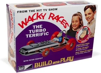 MPC Wacky Races: Turbo Terrific (SNAP) 1:25 Scale 32 Parts Model Kit • $17.99
