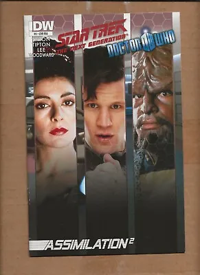 Star Trek Next Generation Doctor Who Assimilation #2 Ri A Idw Incentive Variant • £7.92