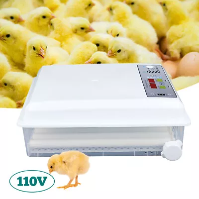 64 Eggs Digital Incubator Hatcher Automatic Egg Turning Chicken Hatching Machine • $97