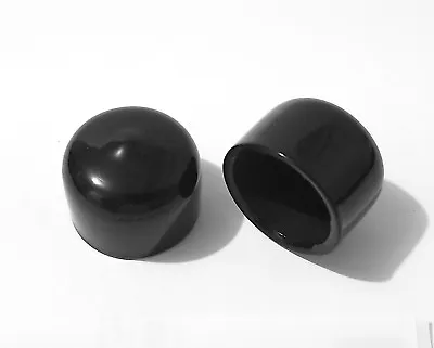 0.750  3/4  Black Vinyl Rubber Flexible Round Tube Tubing Pipe End Cover Caps • $7.98