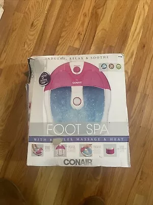 CONAIR FOOT SPA WITH BUBBLE MASSAGE & HEAT Open Box • $5