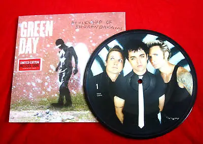 £25.99 • Buy GREEN DAY-Boulevard Of Broken Dreams-UK 7  Picture Disc In Card Picture Sleeve