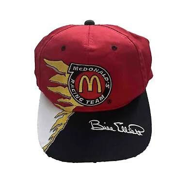 Race Day Baseball Hat McDonalds Racing Team Graphic Cap Adjustable • $9