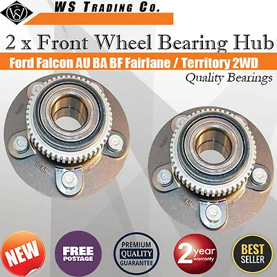 $79.50 • Buy 2 Ford Falcon AU/BA/BF Territory 2WD Front Wheel Bearing Hub 