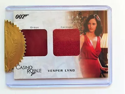 2008 James Bond In Motion Vesper Lynd's Dress & Cardigan DC02 Dual Costume Card • £229.99